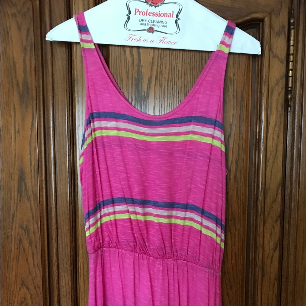 Splendid Maxi dress multi stripe size M